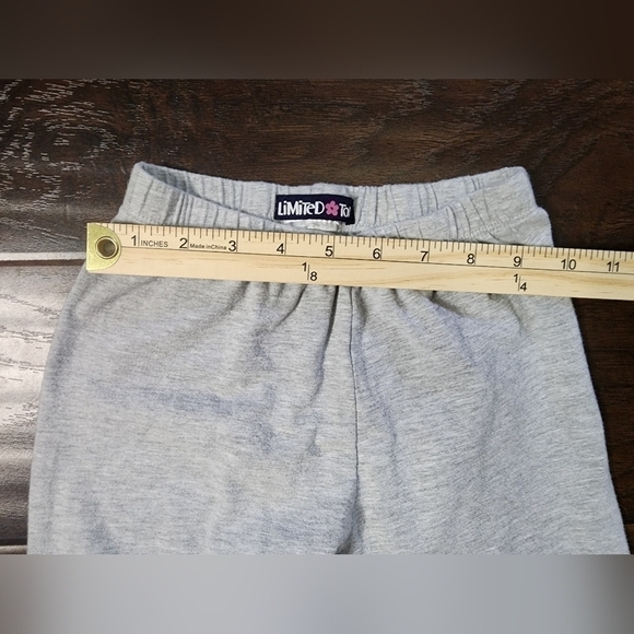 Girls Limited Too Gray Leggings M - Picture 4 of 7